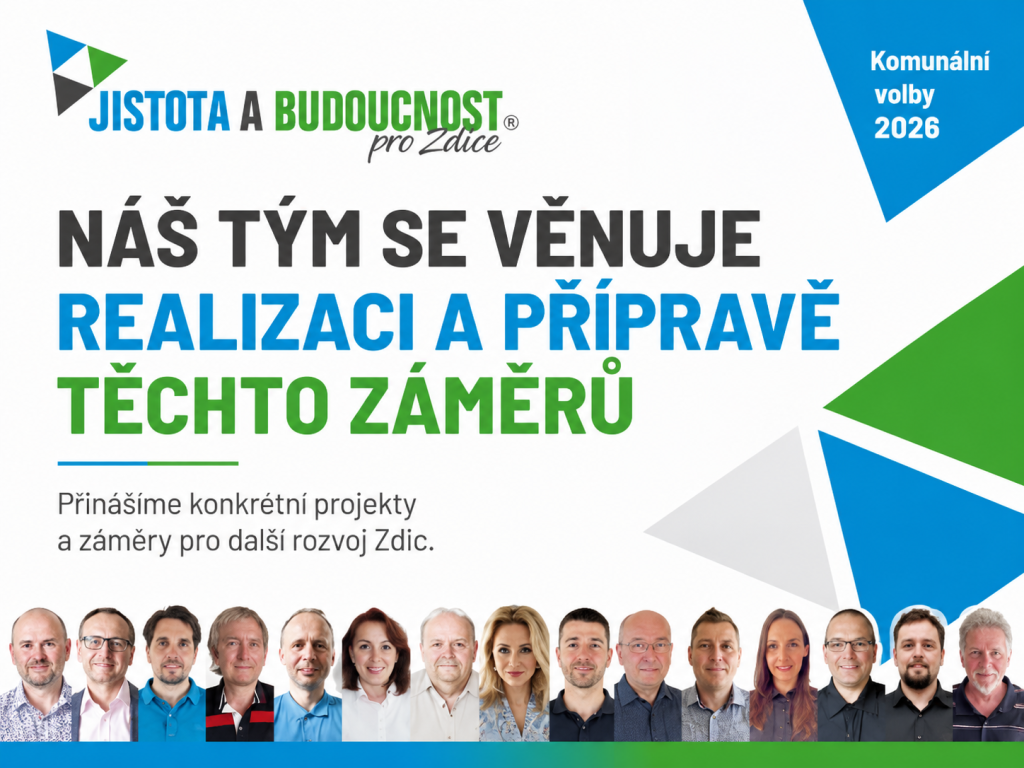 Náš tým se věnuje realizaci a přípravě těchto záměrů